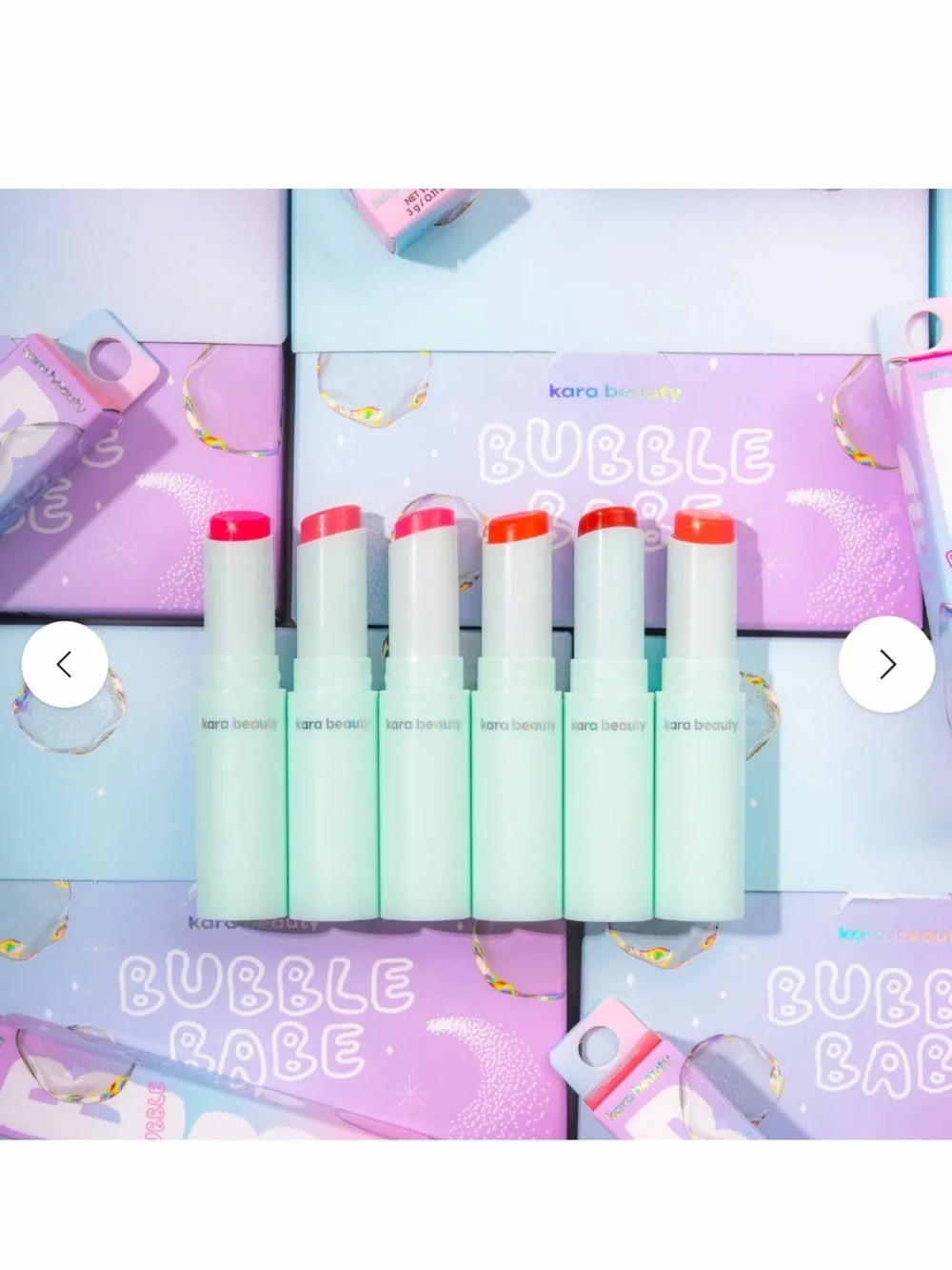 Kara Beauty Bubble Babe Juicy Gloss Stick 3 g in Cherry Babe NEW